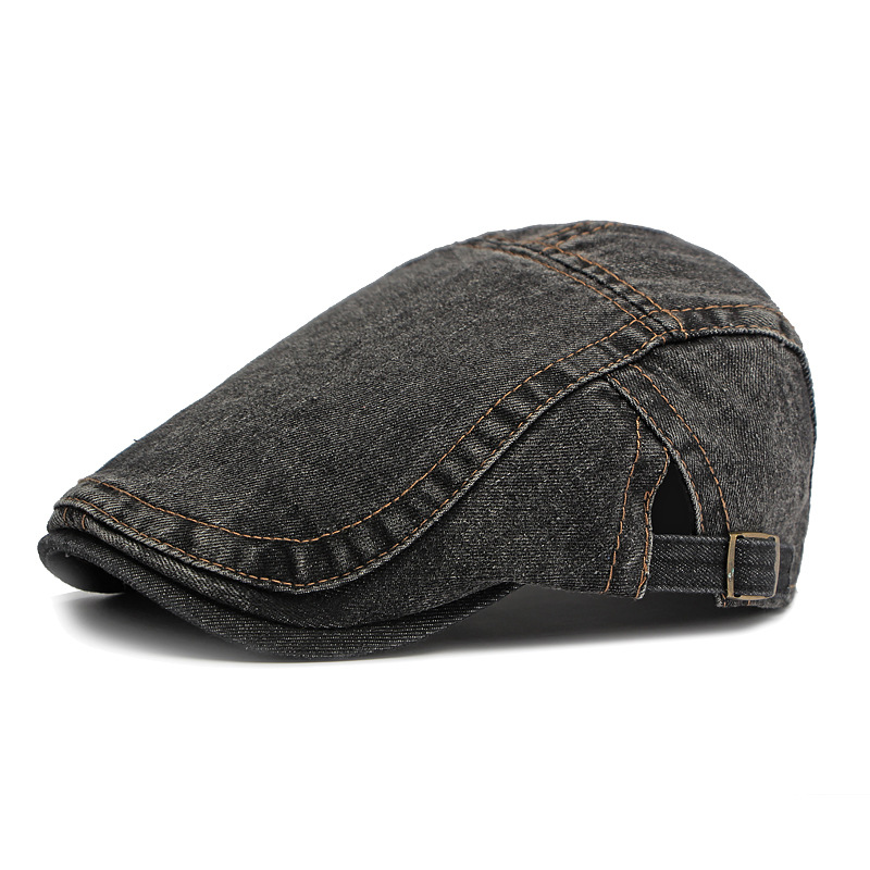 🧢 Unisex Denim Newsboy Cap | Vintage Classic Style, Adjustable Comfort Fit for Everyday Wear