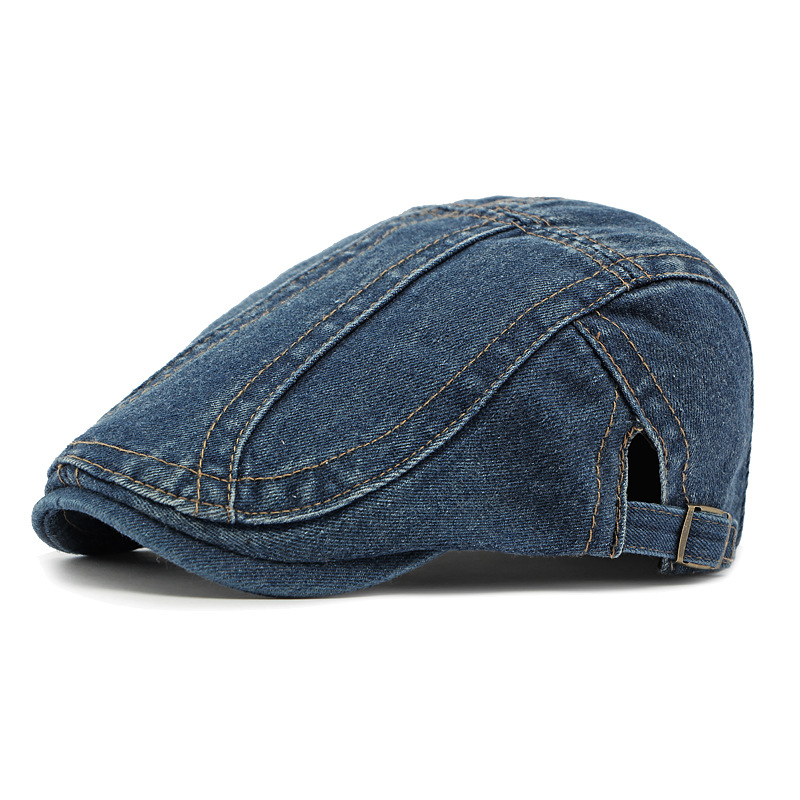 🧢 Unisex Denim Newsboy Cap | Vintage Classic Style, Adjustable Comfort Fit for Everyday Wear