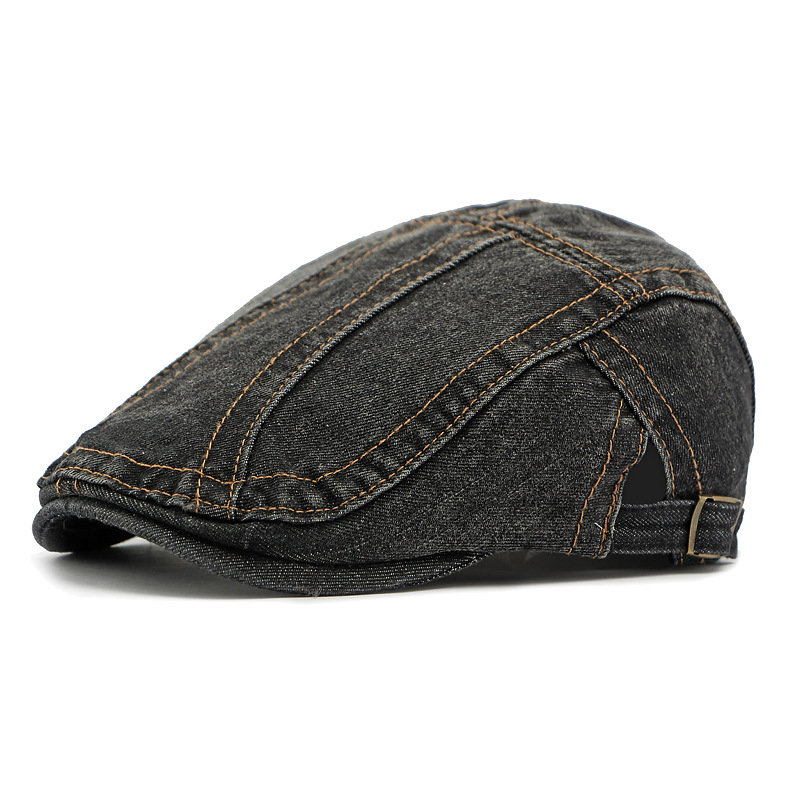🧢 Unisex Denim Newsboy Cap | Vintage Classic Style, Adjustable Comfort Fit for Everyday Wear